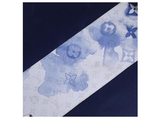 LOUIS VUITTON Monogram Watercolor Weekend Tote GM Blue M45755 LV Auth ka6444M Azul Monograma - vista 11