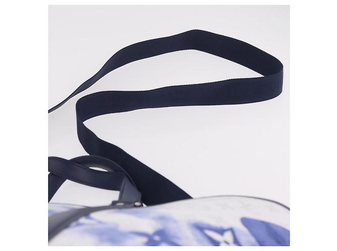 LOUIS VUITTON Monogram Watercolor Weekend Tote GM Blue M45755 LV Auth ka6444M Azul Monograma - vista 15