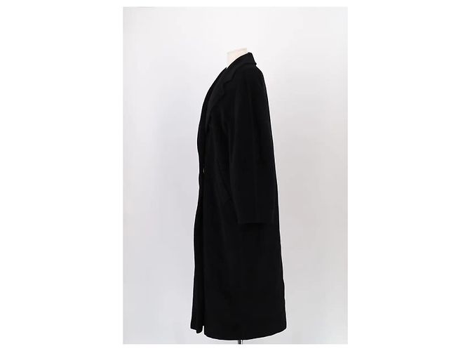 Abrigo de lana negro Max Mara - vista 3