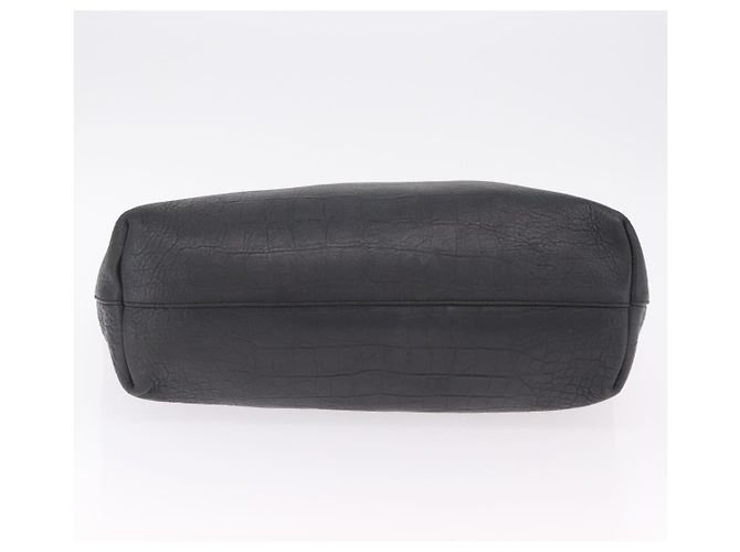 Autre Marque Saint Laurent Tote Bag Leder Schwarz Silber 600261 Auth ka6434V - Ansicht 10