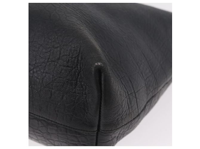 Autre Marque Saint Laurent Tote Bag Leder Schwarz Silber 600261 Auth ka6434V - Ansicht 12