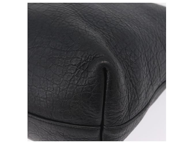 Autre Marque Saint Laurent Tote Bag Leder Schwarz Silber 600261 Auth ka6434V - Ansicht 14