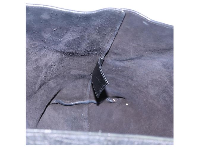 Autre Marque Saint Laurent Tote Bag Leder Schwarz Silber 600261 Auth ka6434V - Ansicht 18