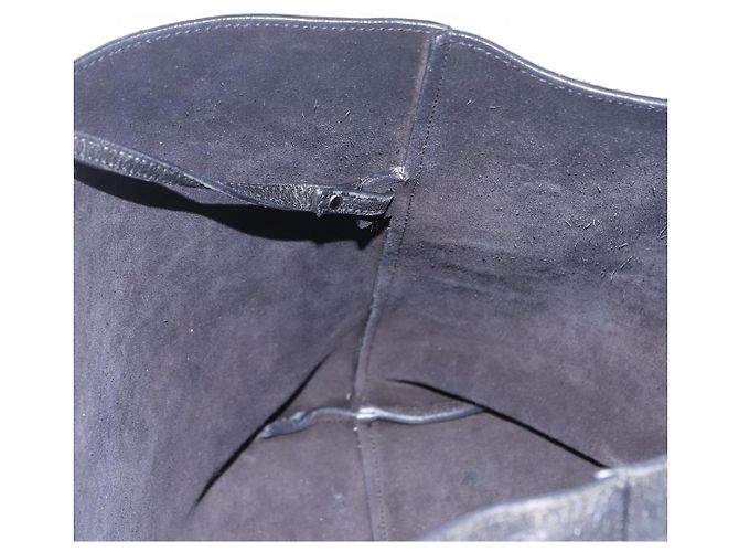Autre Marque Saint Laurent Tote Bag Leder Schwarz Silber 600261 Auth ka6434V - Ansicht 19