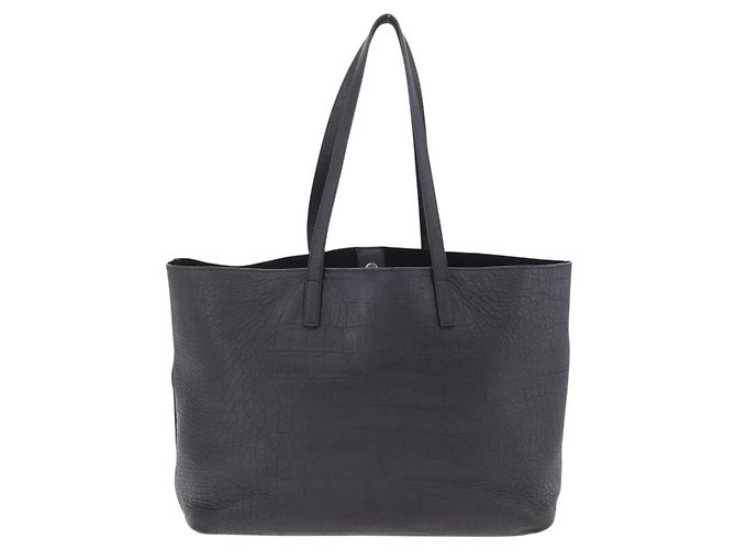 Autre Marque Saint Laurent Tote Bag Leder Schwarz Silber 600261 Auth ka6434V - Ansicht 3
