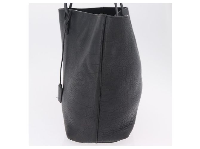 Autre Marque Saint Laurent Tote Bag Leder Schwarz Silber 600261 Auth ka6434V - Ansicht 4