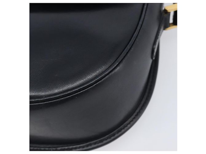 Borsa a Tracolla GUCCI Pelle Nero Oro 007 261 0074 Auth bs37471 D'oro - vista 12