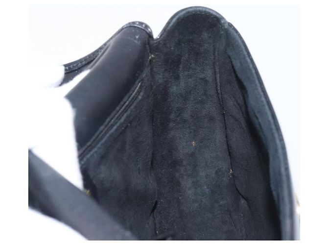 Borsa a Tracolla GUCCI Pelle Nero Oro 007 261 0074 Auth bs37471 D'oro - vista 22