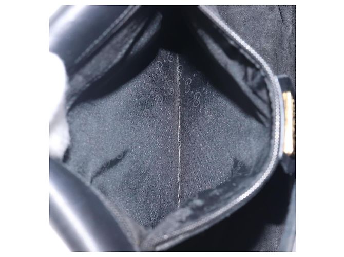 Borsa a Tracolla GUCCI Pelle Nero Oro 007 261 0074 Auth bs37471 D'oro - vista 25