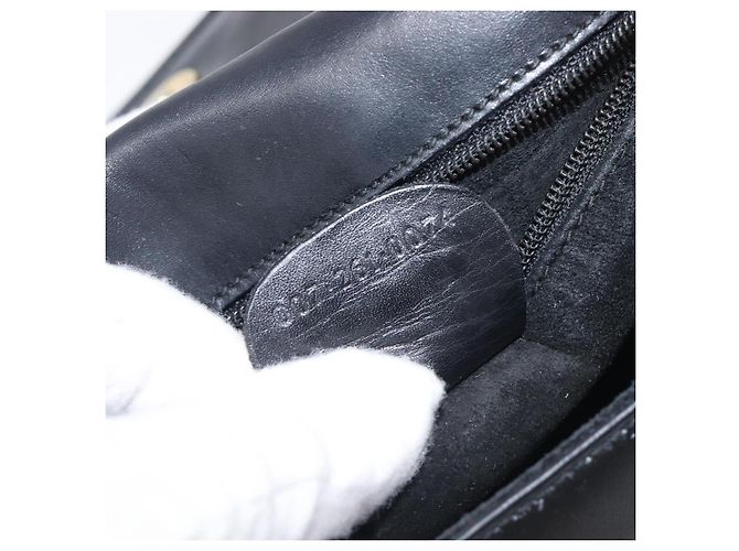 Borsa a Tracolla GUCCI Pelle Nero Oro 007 261 0074 Auth bs37471 D'oro - vista 26