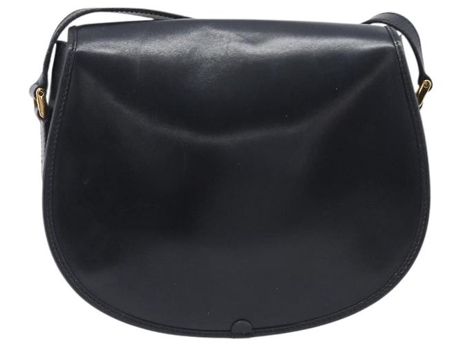 Borsa a Tracolla GUCCI Pelle Nero Oro 007 261 0074 Auth bs37471 D'oro - vista 3