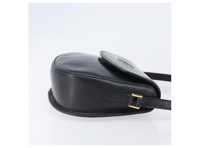 Borsa a Tracolla GUCCI Pelle Nero Oro 007 261 0074 Auth bs37471 D'oro - vista 4