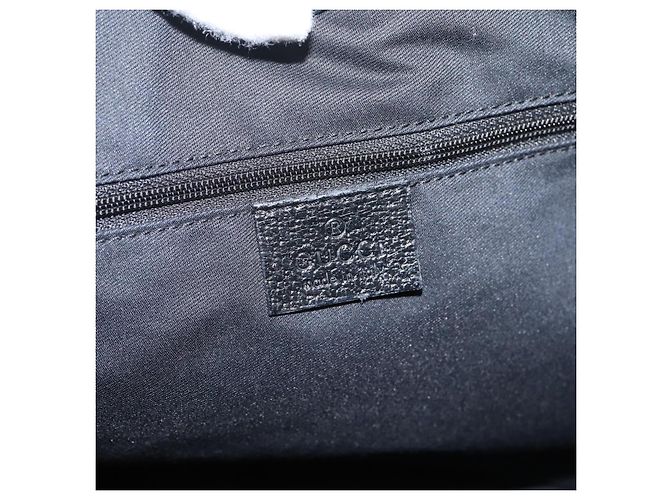 Borsa a tracolla GUCCI GG Canvas Nero Argento 121023 Auth 205278V - vista 14
