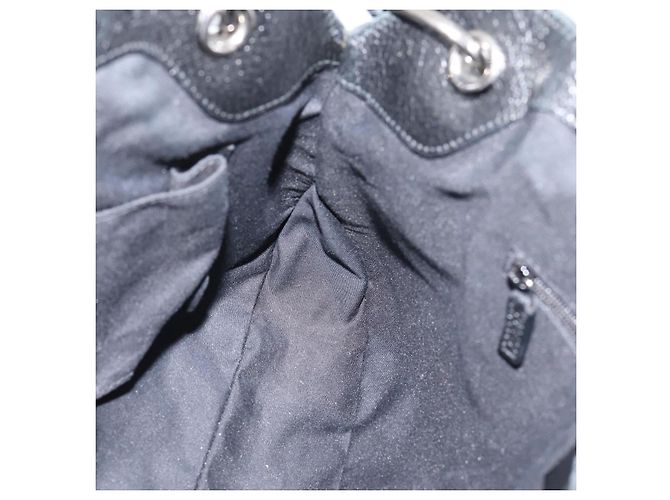 Borsa a tracolla GUCCI GG Canvas Nero Argento 121023 Auth 205278V - vista 17