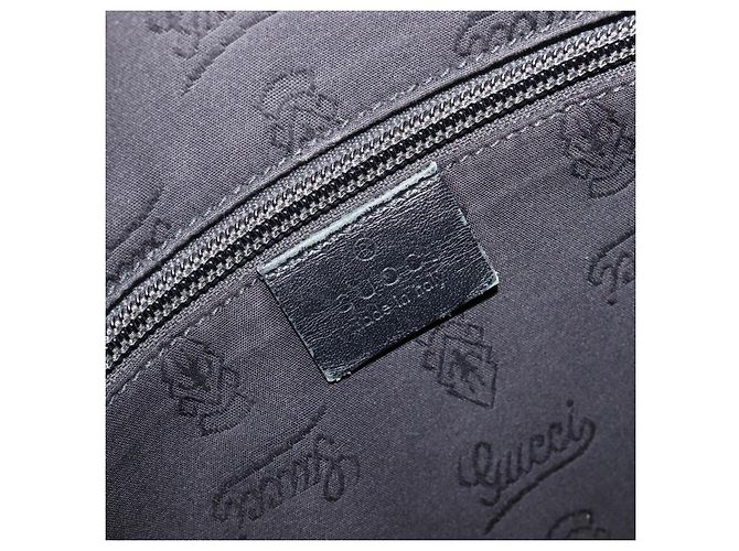 Borsa a tracolla GUCCI GG Implementation Coated Canvas Black 201448 Auth BA16084 Nero Argento - vista 18