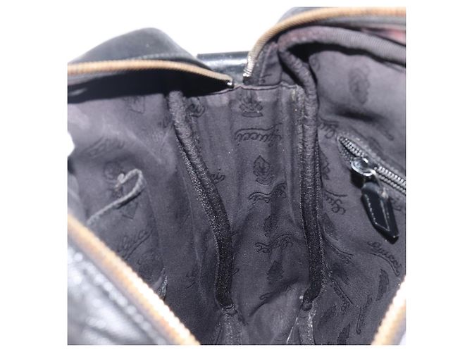 Borsa a tracolla GUCCI GG Implementation Coated Canvas Black 201448 Auth BA16084 Nero Argento - vista 21