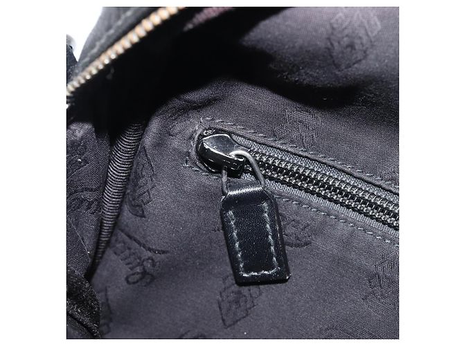 Borsa a tracolla GUCCI GG Implementation Coated Canvas Black 201448 Auth BA16084 Nero Argento - vista 22