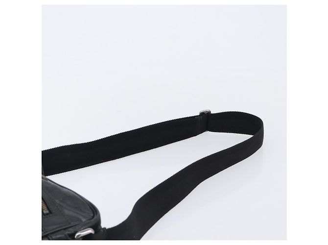Borsa a tracolla GUCCI GG Implementation Coated Canvas Black 201448 Auth BA16084 Nero Argento - vista 8