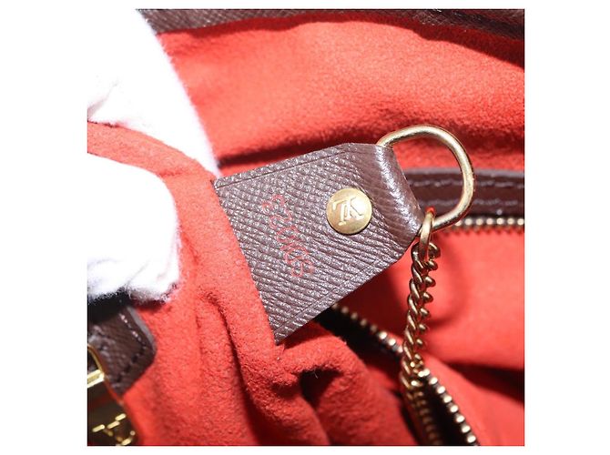 LOUIS VUITTON Damier Ebene Marais Shoulder Bag N42240 LV Auth ka6475 - vista 12