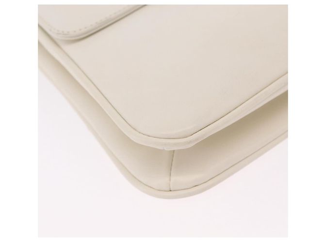 Borsa a Tracolla GUCCI Pelle Bianca Tono Oro 98 46 004 3743 Auth ka6532 Bianco - vista 13
