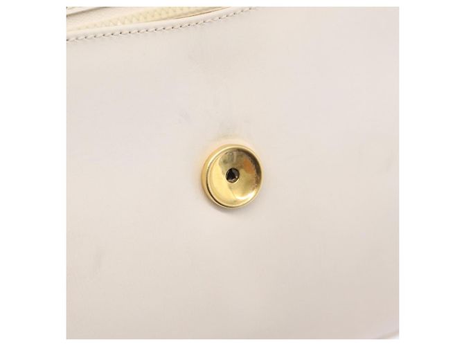 Borsa a Tracolla GUCCI Pelle Bianca Tono Oro 98 46 004 3743 Auth ka6532 Bianco - vista 20
