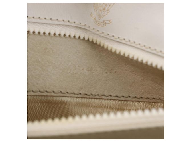 Borsa a Tracolla GUCCI Pelle Bianca Tono Oro 98 46 004 3743 Auth ka6532 Bianco - vista 27