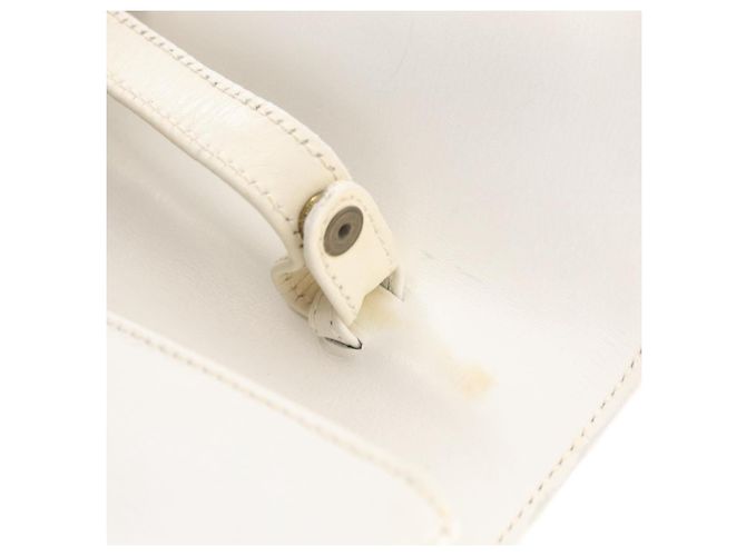 Borsa a Tracolla GUCCI Pelle Bianca Tono Oro 98 46 004 3743 Auth ka6532 Bianco - vista 28