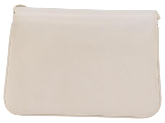 Borsa a Tracolla GUCCI Pelle Bianca Tono Oro 98 46 004 3743 Auth ka6532 Bianco - vista 3