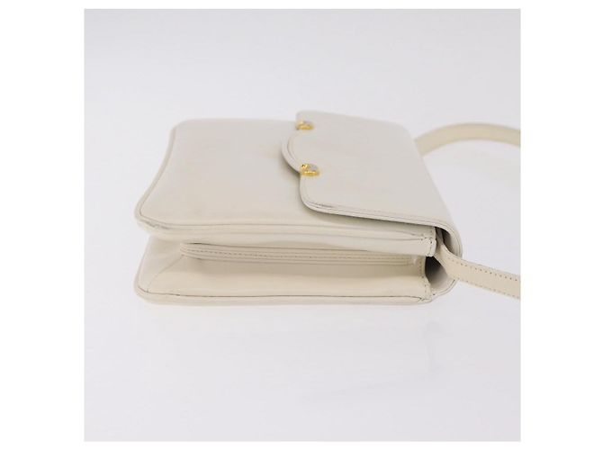 Borsa a Tracolla GUCCI Pelle Bianca Tono Oro 98 46 004 3743 Auth ka6532 Bianco - vista 4