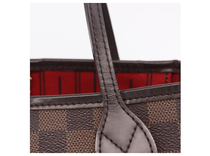 Borsa Tote LOUIS VUITTON Damier Ebene Neverfull PM N51109 LV Auth 206336 - vista 16