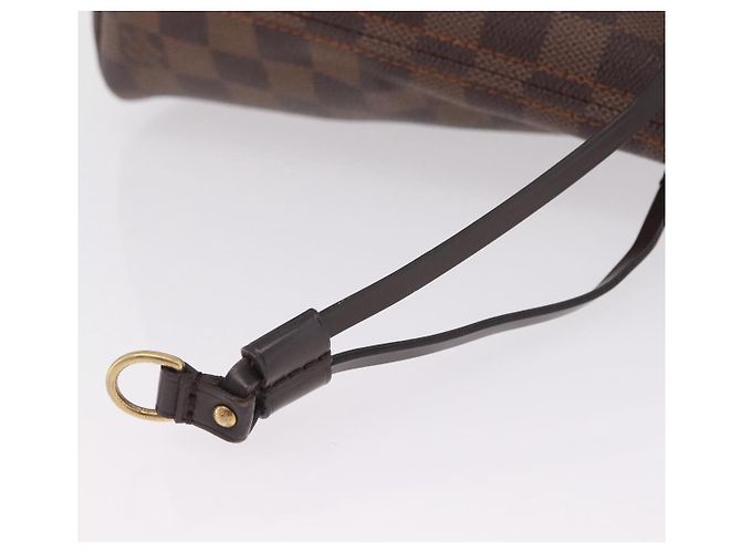 Borsa Tote LOUIS VUITTON Damier Ebene Neverfull PM N51109 LV Auth 206336 - vista 23