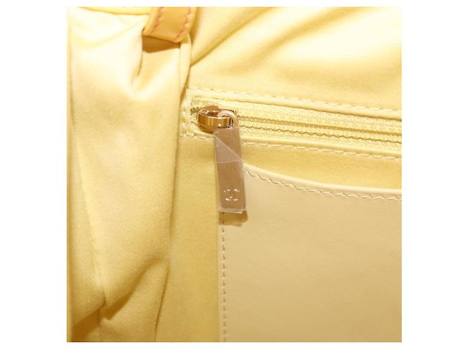 Borsa a tracolla CHANEL Large Hobo Matelasse con catena in pelle di vitello Orange Auth ka6476SAM Arancione - vista 23