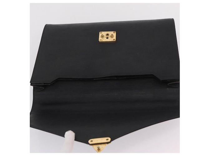 LOUIS VUITTON Epi Serviette Conseiller Briefcase Black M54422 LV Auth BA16182 Nero - vista 22