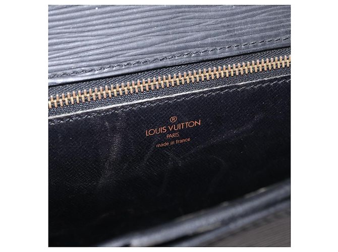 LOUIS VUITTON Epi Serviette Conseiller Briefcase Black M54422 LV Auth BA16182 Nero - vista 25