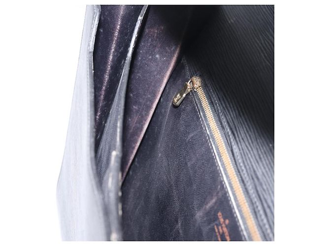 LOUIS VUITTON Epi Serviette Conseiller Briefcase Black M54422 LV Auth BA16182 Nero - vista 27