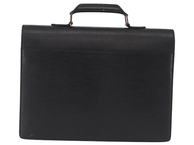 LOUIS VUITTON Epi Serviette Conseiller Briefcase Black M54422 LV Auth BA16182 Nero - vista 3
