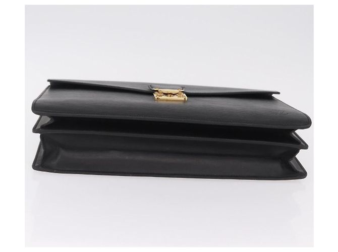 LOUIS VUITTON Epi Serviette Conseiller Briefcase Black M54422 LV Auth BA16182 Nero - vista 6