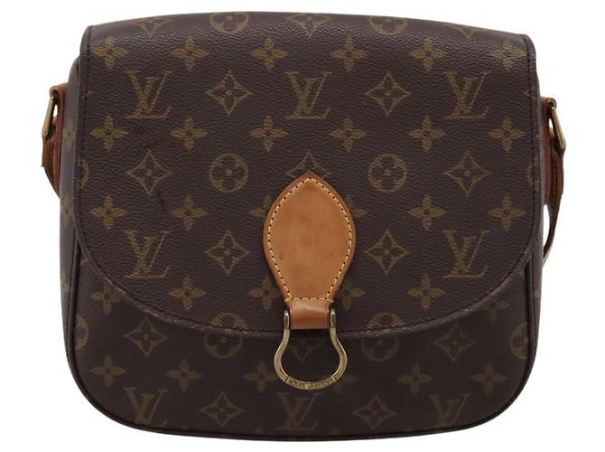 LOUIS VUITTON Monogram Saint Cloud GM Shoulder Bag M51242 LV Auth 205902 Monogramme - vue 13
