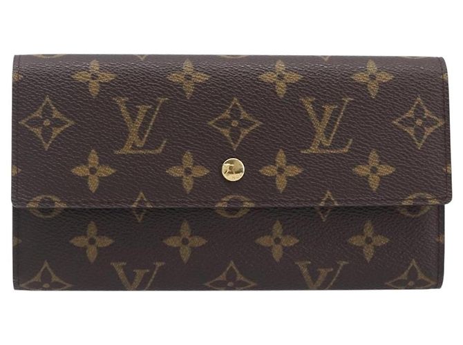 LOUIS VUITTON Monogram Porte Tresol International Wallet M61215 LV Auth am12753V Monogramme - vue 13