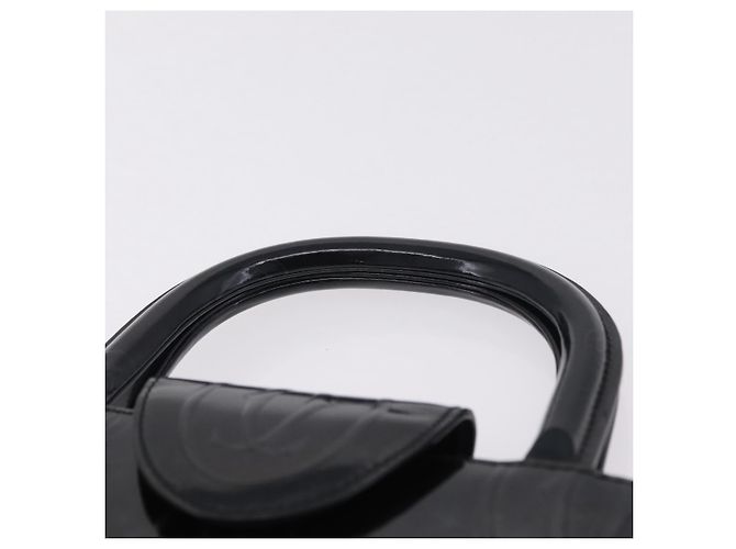 Cartier Handtasche Patent Black Auth 207546V Schwarz - Ansicht 8