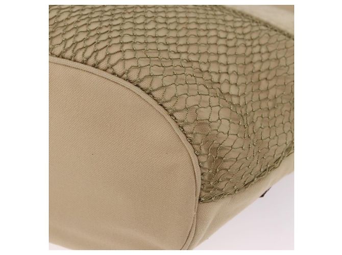CHANEL Tote Bag Canvas Beige Brown CC Auth 206605 Braun - Ansicht 13