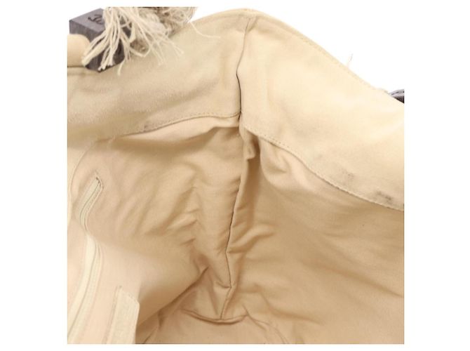 CHANEL Tote Bag Canvas Beige Brown CC Auth 206605 Braun - Ansicht 17