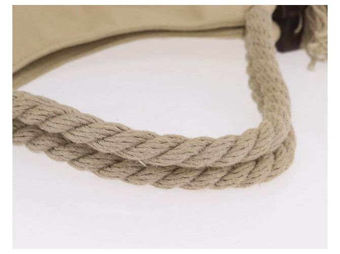 CHANEL Tote Bag Canvas Beige Brown CC Auth 206605 Braun - Ansicht 7
