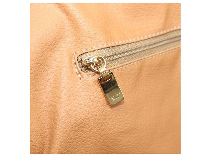 Céline Sac Boston CELINE Macadam PVC Marron Doré Auth gh2383A - vue 22