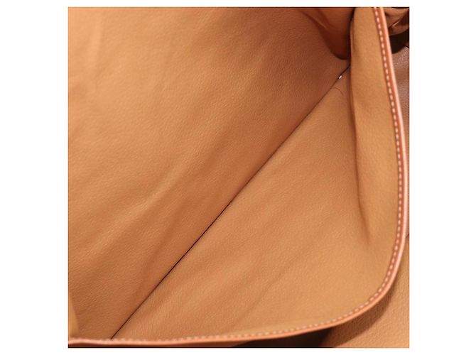 Céline Sac Boston CELINE Macadam PVC Marron Doré Auth gh2383A - vue 24