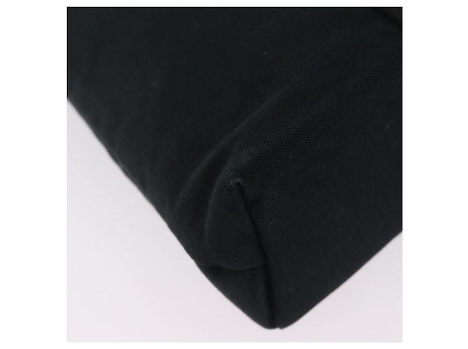 Hermès Bolso de mano HERMES Toroca Horizontal PM Canvas Negro Auth 206842A - vista 12