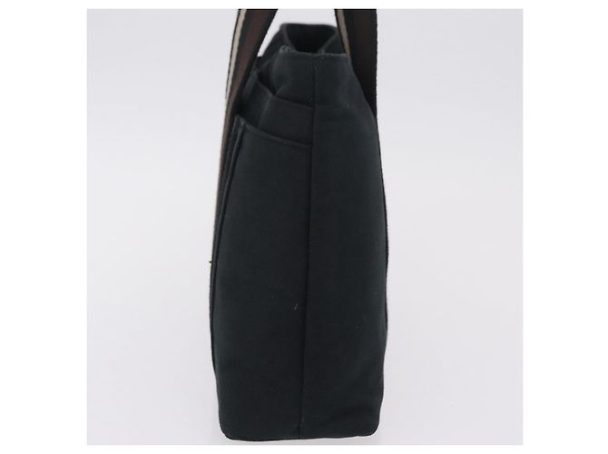 Hermès Bolso de mano HERMES Toroca Horizontal PM Canvas Negro Auth 206842A - vista 4