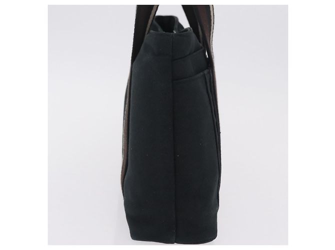 Hermès Bolso de mano HERMES Toroca Horizontal PM Canvas Negro Auth 206842A - vista 5
