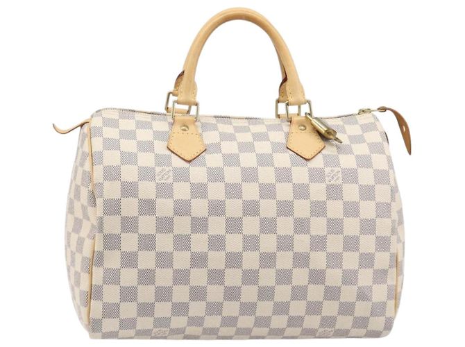 LOUIS VUITTON Damier Azur Speedy 30 Hand Bag N41533 LV Auth 207452V - vista 13