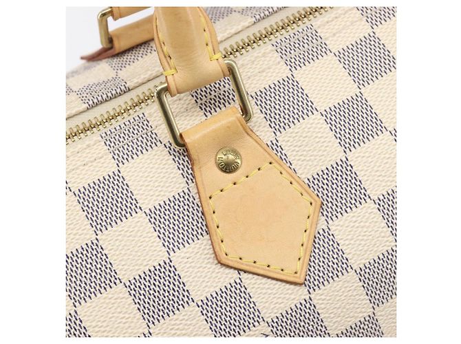 LOUIS VUITTON Damier Azur Speedy 30 Hand Bag N41533 LV Auth 207452V - vista 21